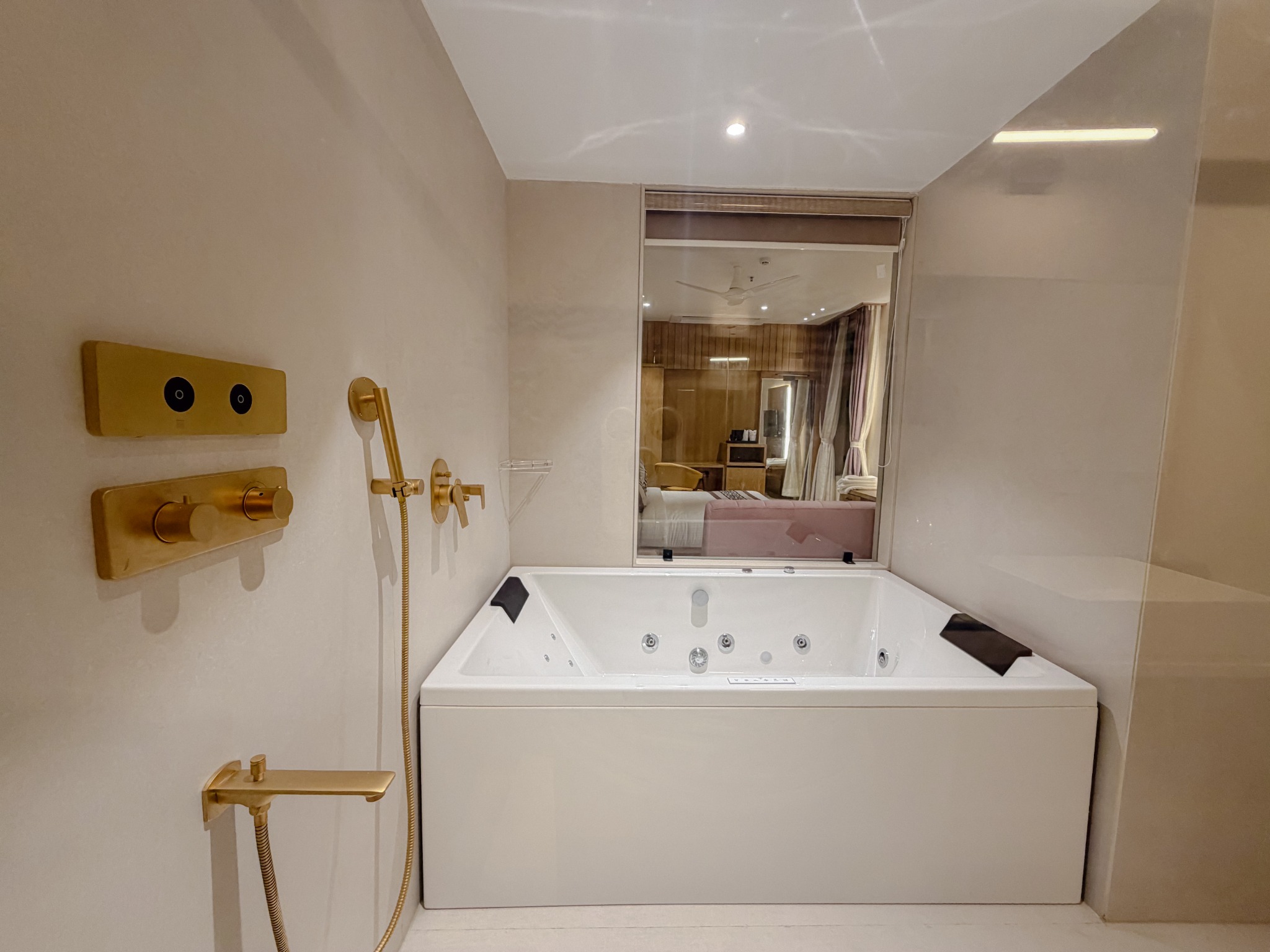 Exterior night view of Stay Orra boutique hotel in Korba